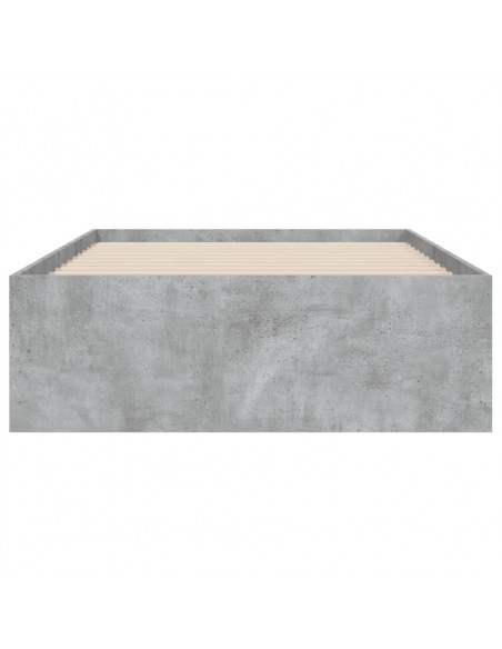 Giroletto Cassetti Grigio Cemento 75x190 cm Legno Multistrato