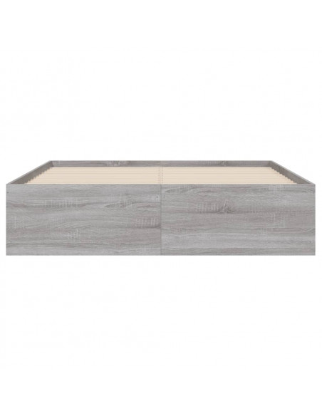 Giroletto Cassetti Grigio Sonoma 120x190 cm Legno Multistrato