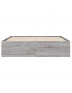 Giroletto Cassetti Grigio Sonoma 120x200 cm Legno Multistrato