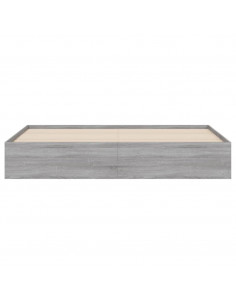 Giroletto Cassetti Grigio Sonoma 180x200 cm Legno Multistrato