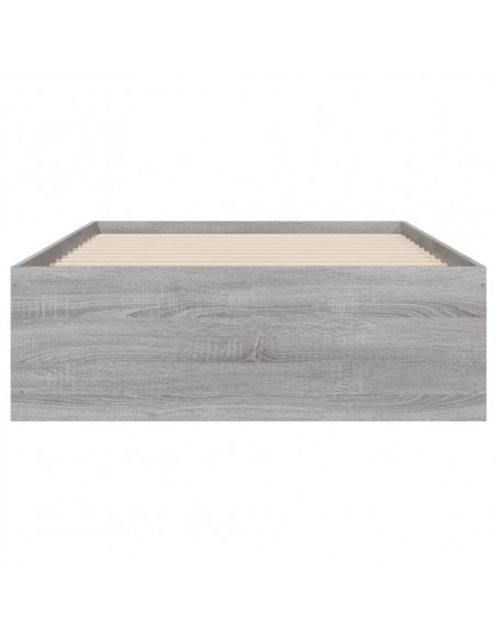 Giroletto Cassetti Grigio Sonoma 75x190 cm Legno Multistrato