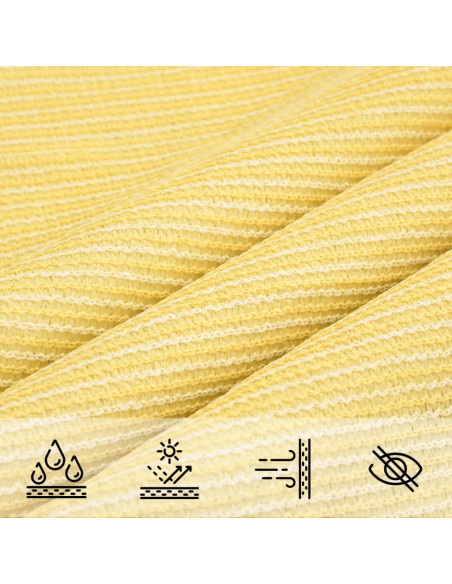 Vela Parasole 160 g/m² Beige 3x6 m in HDPE