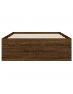 Giroletto Cassetti Rovere Marrone 90x200 cm Legno Multistrato