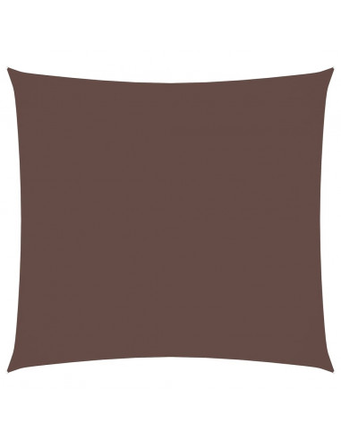 Vela Parasole in Tela Oxford Quadrata 2,5x2,5 m Marrone