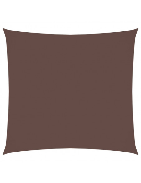 Vela Parasole in Tela Oxford Quadrata 2,5x2,5 m Marrone
