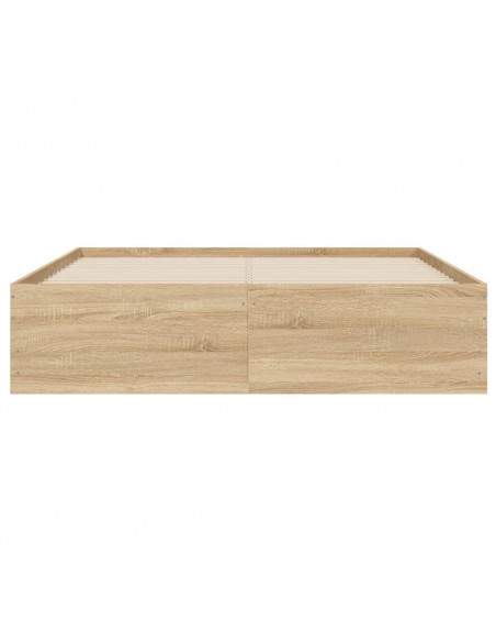 Giroletto Cassetti Rovere Sonoma 120x200 cm Legno Multistrato