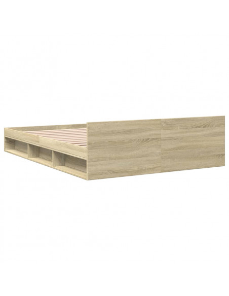 Giroletto Cassetti Rovere Sonoma 120x200 cm Legno Multistrato