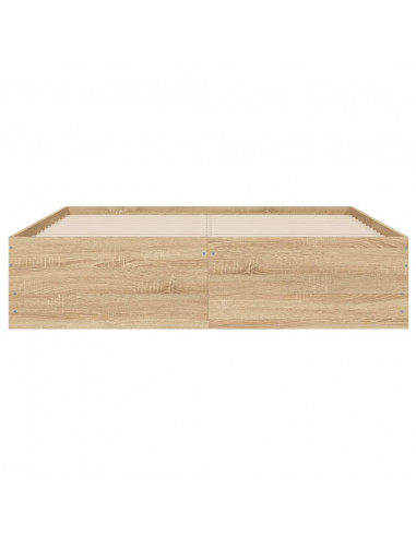 Giroletto Cassetti Rovere Sonoma 135x190 cm Legno Multistrato