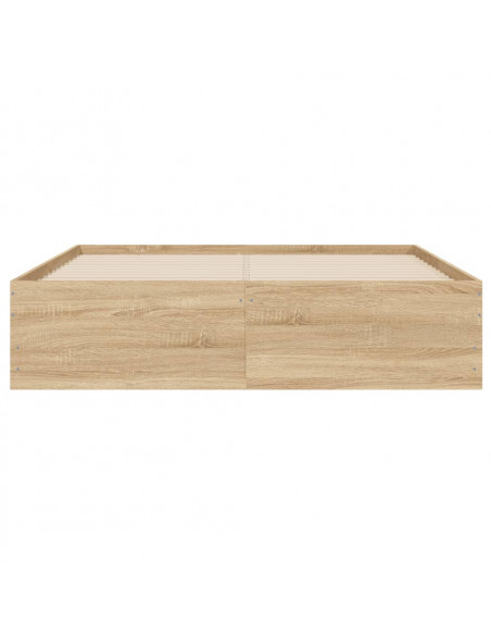 Giroletto Cassetti Rovere Sonoma 135x190 cm Legno Multistrato