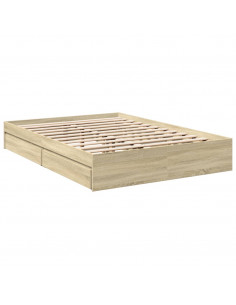 Giroletto Cassetti Rovere Sonoma 135x190 cm Legno Multistrato