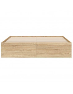 Giroletto Cassetti Rovere Sonoma 140x190 cm Legno Multistrato