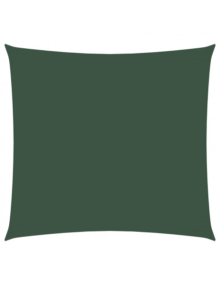 Vela Parasole in Tela Oxford Quadrata 4x4 m Verde Scuro