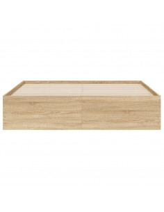 Giroletto Cassetti Rovere Sonoma 150x200 cm Legno Multistrato
