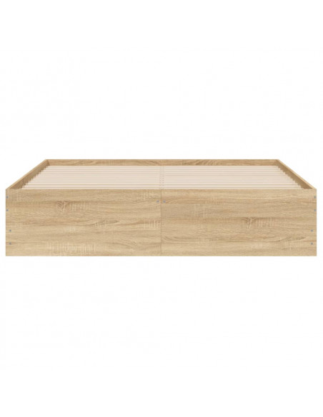 Giroletto Cassetti Rovere Sonoma 150x200 cm Legno Multistrato