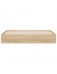 Giroletto Cassetti Rovere Sonoma 180x200 cm Legno Multistrato