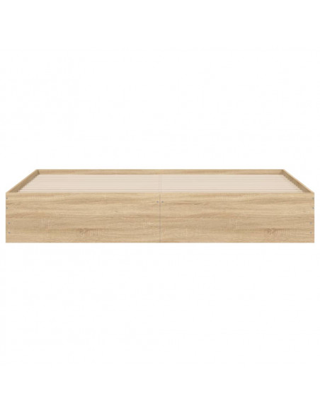 Giroletto Cassetti Rovere Sonoma 180x200 cm Legno Multistrato