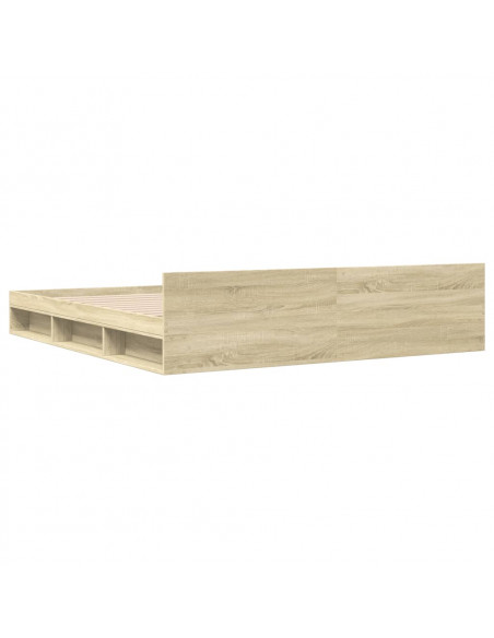 Giroletto Cassetti Rovere Sonoma 180x200 cm Legno Multistrato