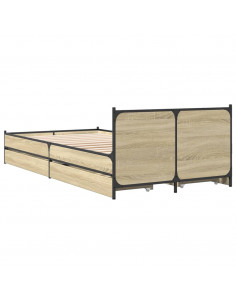 Giroletto Cassetti Rovere Sonoma 75x190 cm Legno Multistrato