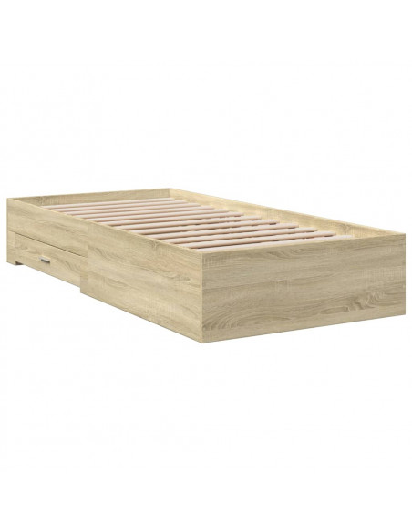 Giroletto Cassetti Rovere Sonoma 75x190 cm Legno Multistrato