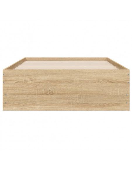 Giroletto Cassetti Rovere Sonoma 90x190 cm Legno Multistrato