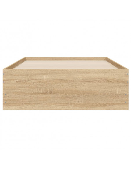 Giroletto Cassetti Rovere Sonoma 90x200 cm Legno Multistrato