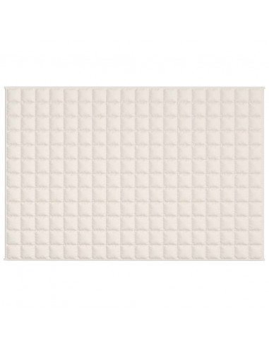 Coperta Ponderata Crema Chiaro 122x183 cm 5 kg Tessuto