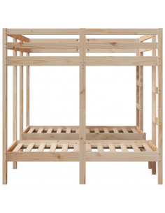 Giroletto Castello Triplo 140x200/70x140cm Legno Massello Pino