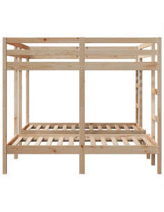 Giroletto Castello Triplo 140x200/70x140cm Legno Massello Pino