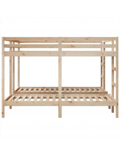 Giroletto Castello Triplo 200x200/80x200cm Legno Massello Pino