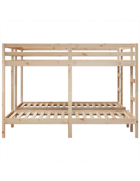 Giroletto Castello Triplo 200x200/80x200cm Legno Massello Pino