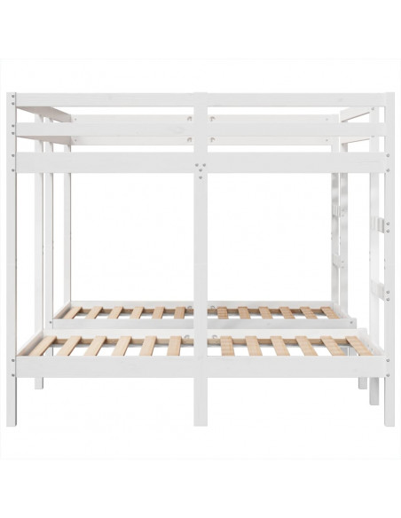 Giroletto Castello Triplo Bianco 140x200/70x140cm Massello Pino