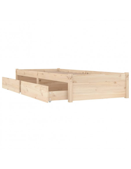 Giroletto con Cassetti 75x190 cm Small Single