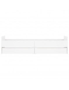 Giroletto con Cassetti Bianco 100x200 cm