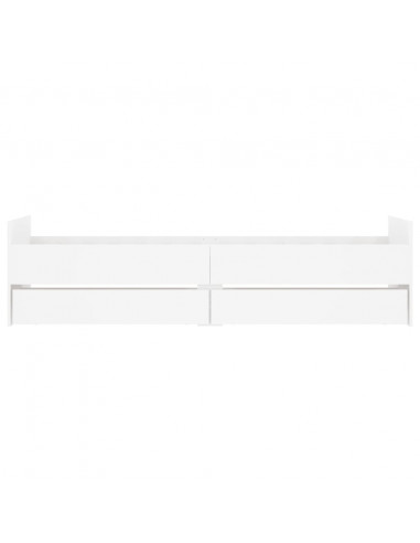 Giroletto con Cassetti Bianco 100x200 cm