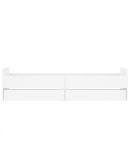 Giroletto con Cassetti Bianco 100x200 cm