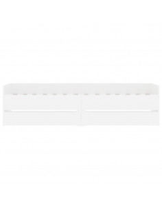 Giroletto con Cassetti Bianco 100x200 cm