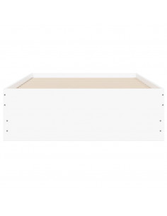 Giroletto con Cassetti Bianco 100x200 cm in Legno Multistrato