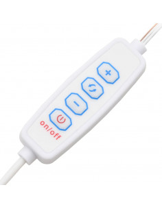 Toeletta con Luci LED Grigio Cemento 90x42x132,5 cm