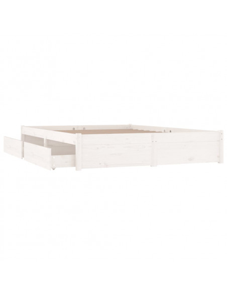 Giroletto con Cassetti Bianco 200x200 cm