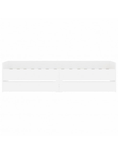 Giroletto con Cassetti Bianco 90x190 cm