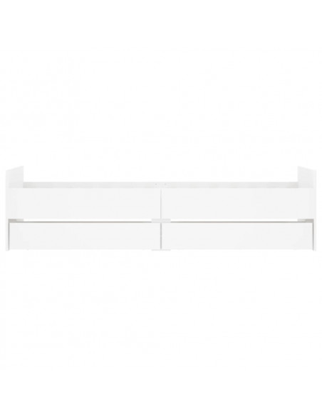 Giroletto con Cassetti Bianco 90x190 cm