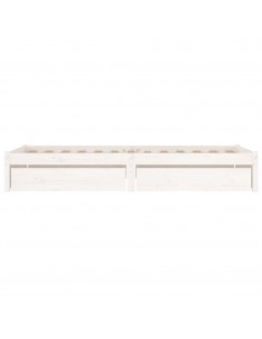 Giroletto con Cassetti Bianco 90x200 cm