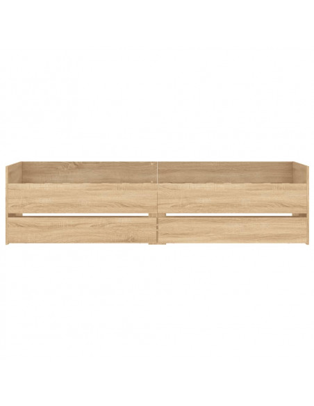 Giroletto con Cassetti Rovere Sonoma 100x200 cm