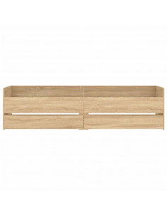 Giroletto con Cassetti Rovere Sonoma 90x190 cm