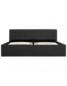 Giroletto con Contenitore Grigio Scuro in Tessuto 160x200 cm