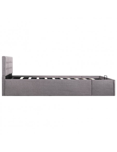 Giroletto con Contenitore Grigio Talpa in Tessuto 120x200 cm