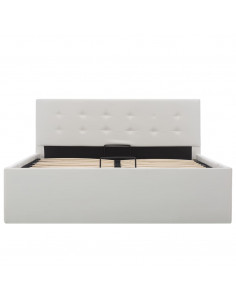 Giroletto con Contenitore Idraulico Bianco Similpelle 120x200cm