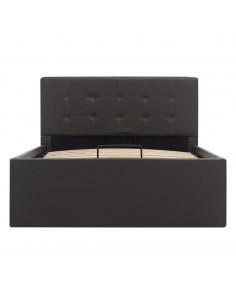 Giroletto con Contenitore Idraulico Grigio Similpelle 100x200cm