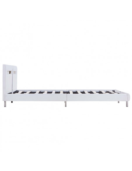 Giroletto con LED Bianco in Similpelle 180x200 cm