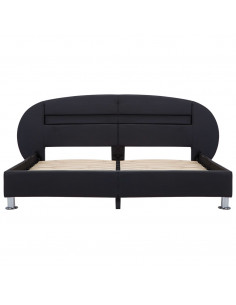 Giroletto con LED Nero in Similpelle 180x200 cm